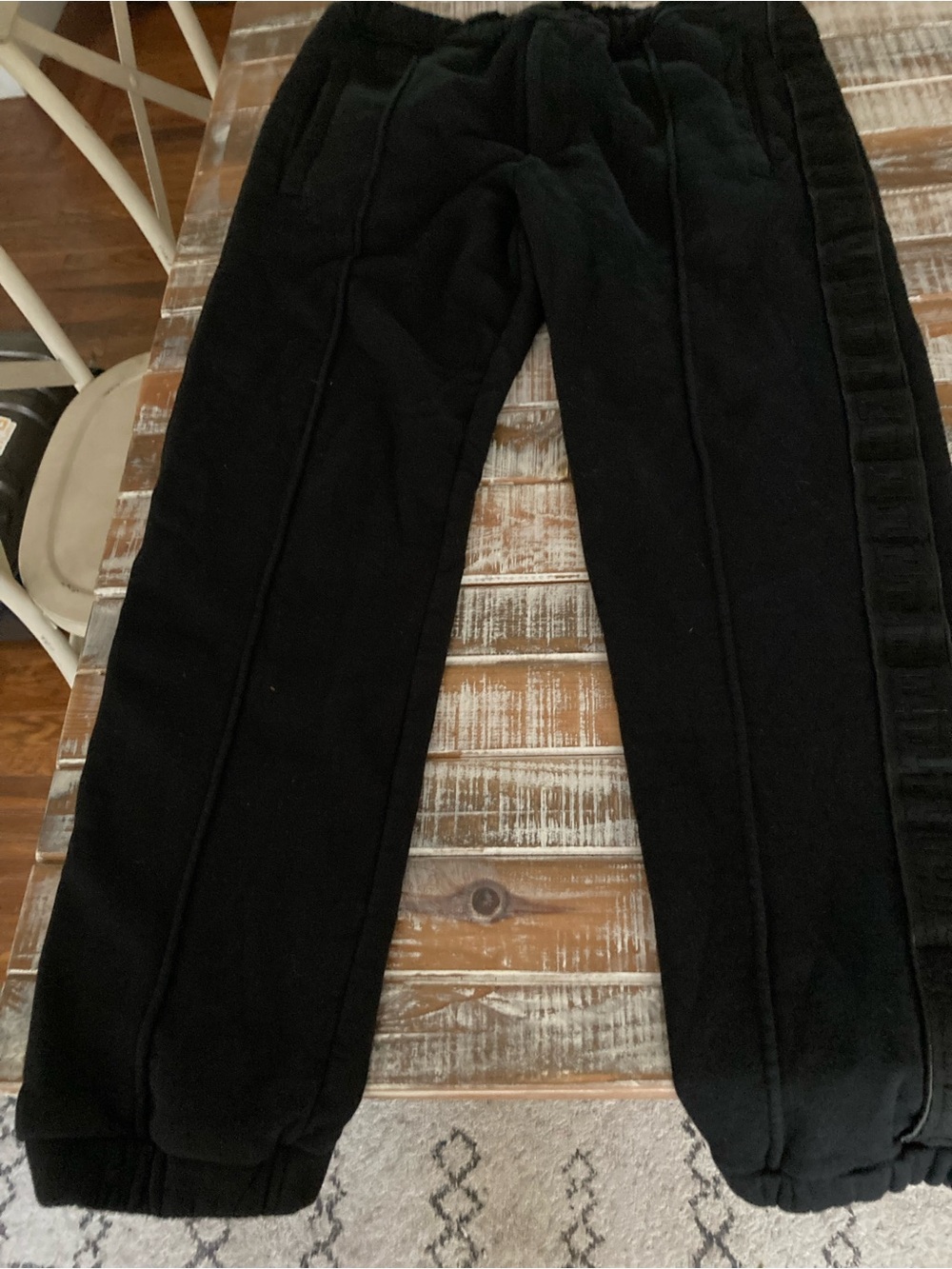 Fendi Black Men's Jogger Sweatpants with Side Panel